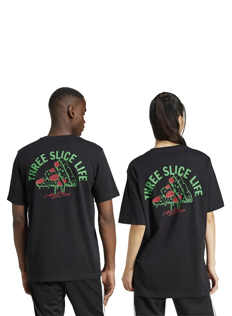 Adidas Lounge Pizza Graphic T-Shirt